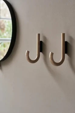 Hook hook 19 cm, Oak-black