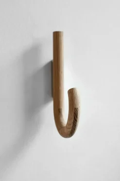 Hook hook 19 cm, Oak-chrome