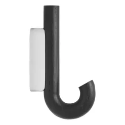 Hook hook mini 13.3 cm, Black oak-chrome