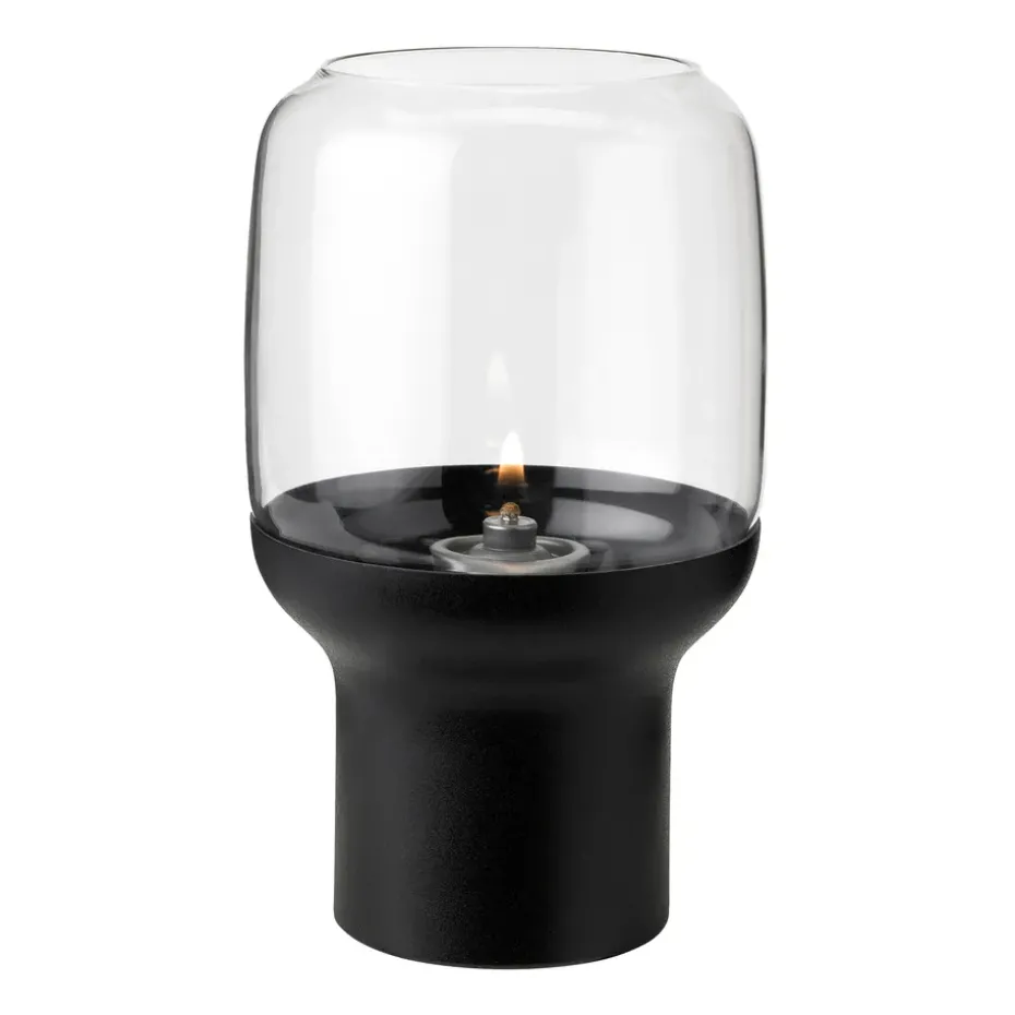 Hoop hurricane lantern Ø10 cm, Black