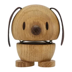 Hoptimist Dog S figure, Oak