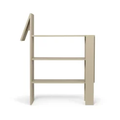 Horse bookshelf 91x111 cm, Cashmere