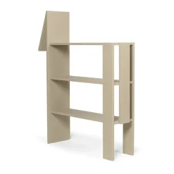 Horse bookshelf 91x111 cm, Cashmere