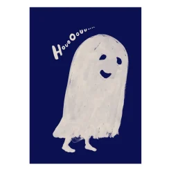 HouoOouu white poster, 30x40 cm
