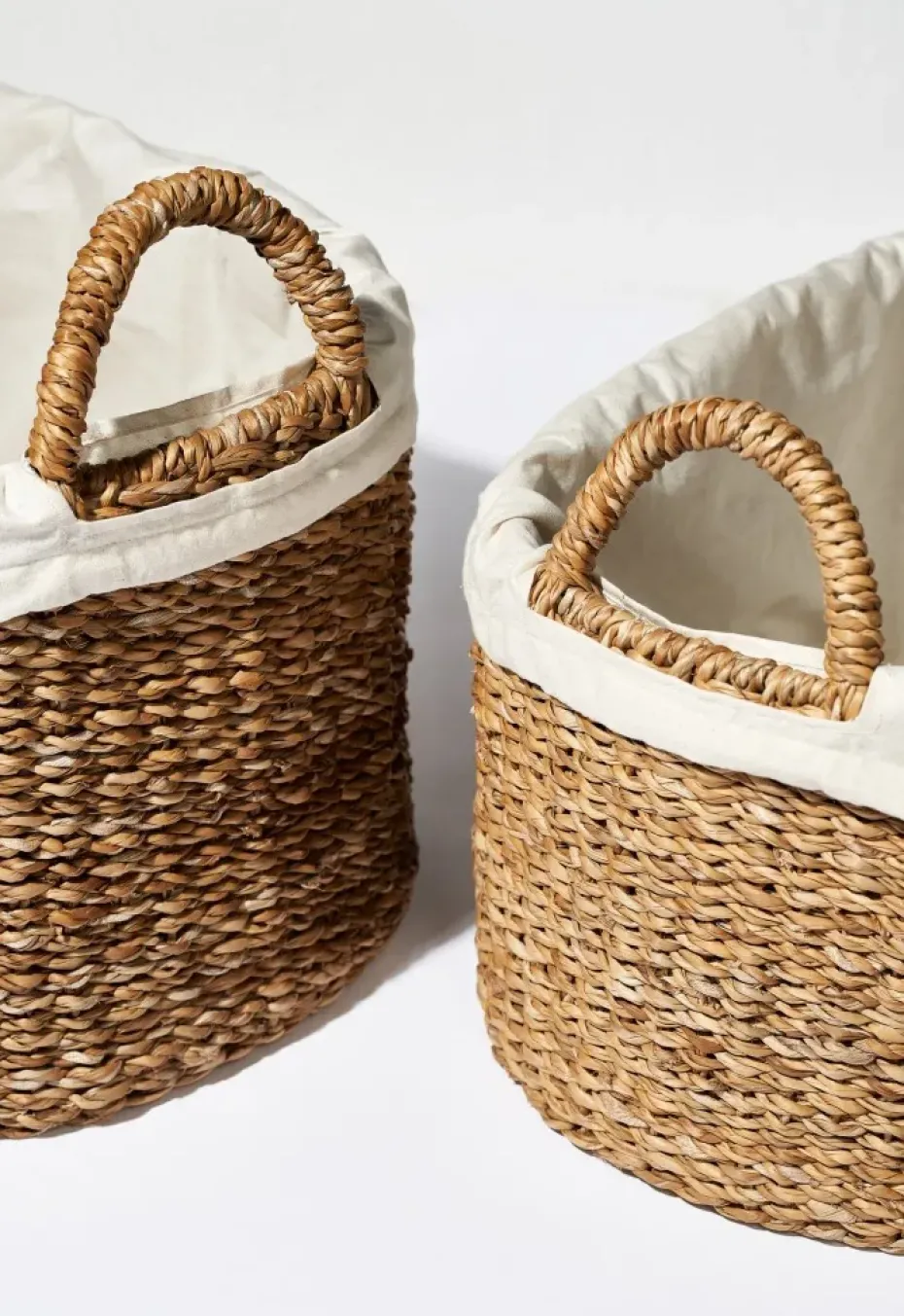 Humdakin laundry basket low 2 parts, Braided