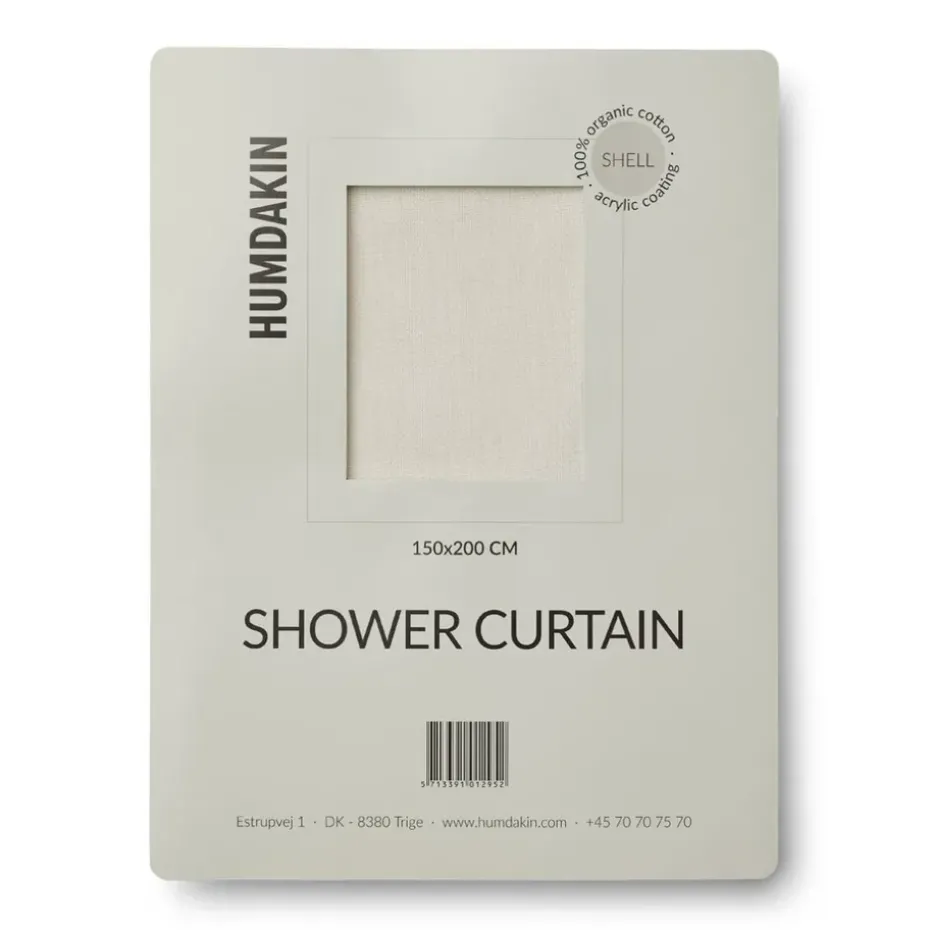 Humdakin shower curtain 150x200 cm, Shell