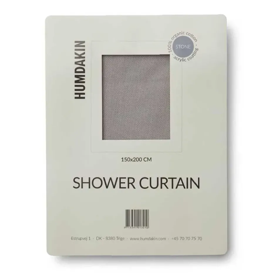 Humdakin shower curtain 150x200 cm, Stone