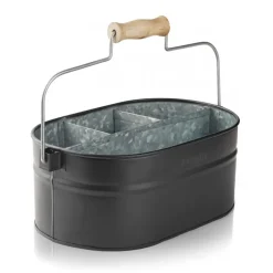 Humdakin System bucket storage box 30x19 cm, Matte black