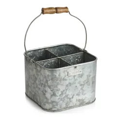 Humdakin zink bucket storage box, 25x25 cm