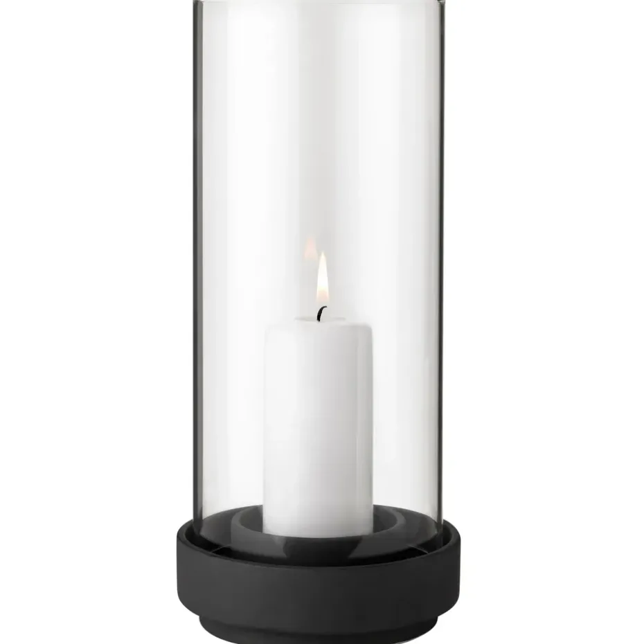 Hurricane lantern black, Large