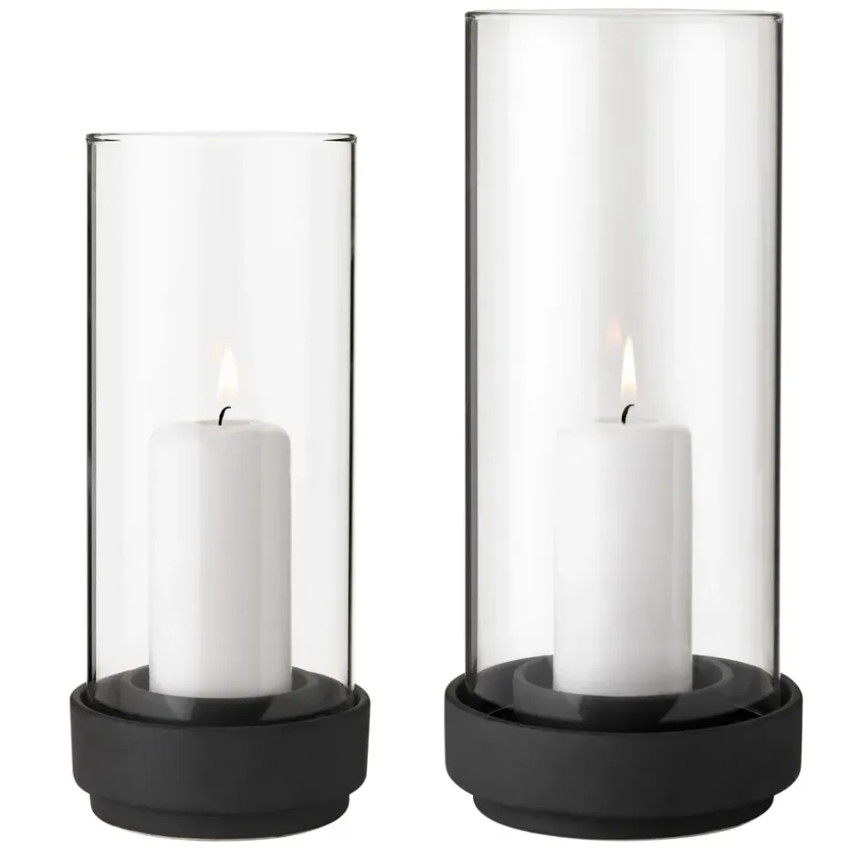 Hurricane lantern black, Small