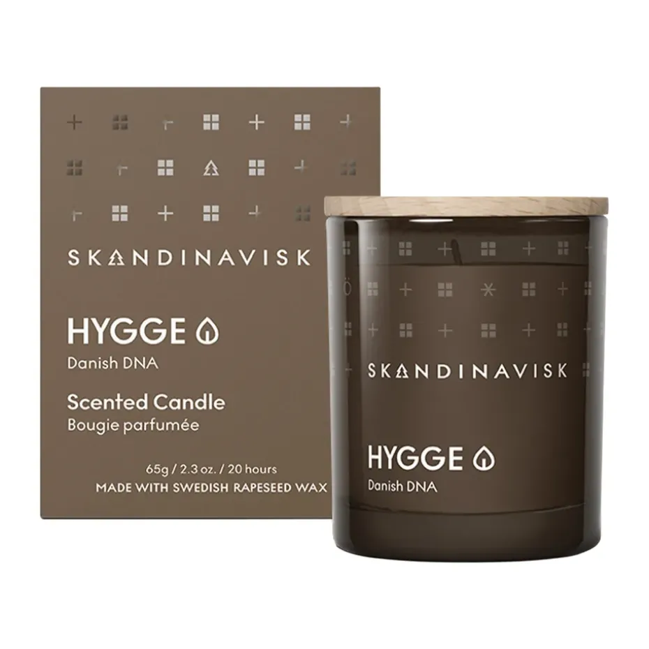 Hygge scented candle with lid, 65 g