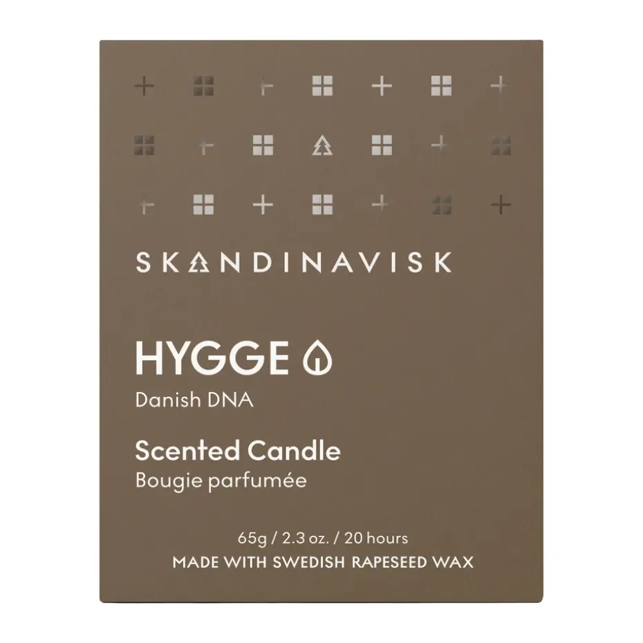 Hygge scented candle with lid, 65 g