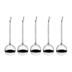 Iittala glass ball Ø4 cm 5-pack, Silver