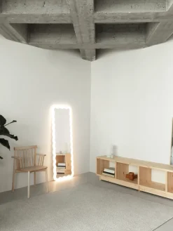 Illu mirror 160x55 cm, White