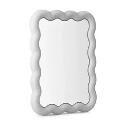 Illu mirror 65x50 cm, White