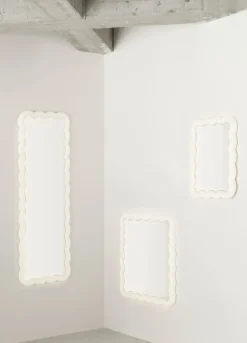 Illu mirror 65x50 cm, White