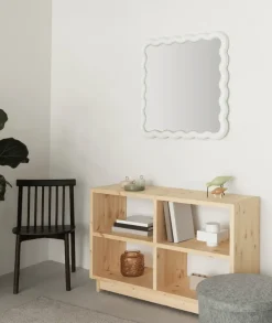 Illu mirror 80x80 cm, White