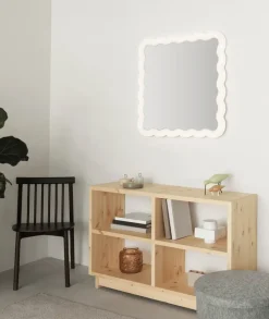 Illu mirror 80x80 cm, White
