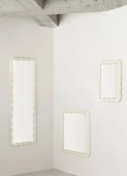 Illu mirror 80x80 cm, White