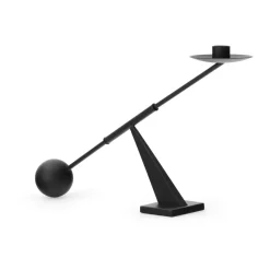 Interconnect candlestick 42,5 cm, Bronzed brass