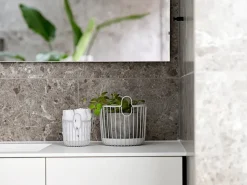Inu basket 20x20 cm, Soft grey