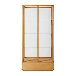 Japanese display cabinet large, Warm oiled oak