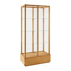 Japanese display cabinet large, Warm oiled oak