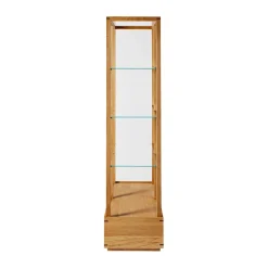 Japanese display cabinet large, Warm oiled oak