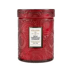 Japonica scented in glass jar 50 hours, goji tarocco orange