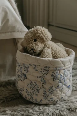 Jardim Satin quilted basket 2 pieces, 20xØ20 cm + 30xØ30 cm