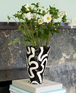 Jessica Hans Shadow vase 25 cm, Black-white