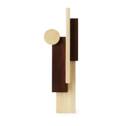 Join sculpture large, Ash-carbonized ash