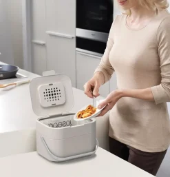 Joseph Joseph Stack 4 food waste bin, Stone