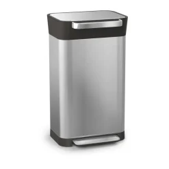 Joseph Joseph Titan trash compactor pedal bin 30 L, Stainless steel