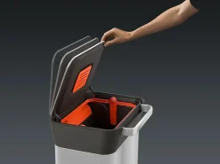 Joseph Joseph Titan trash compactor pedal bin 30 L, Stainless steel