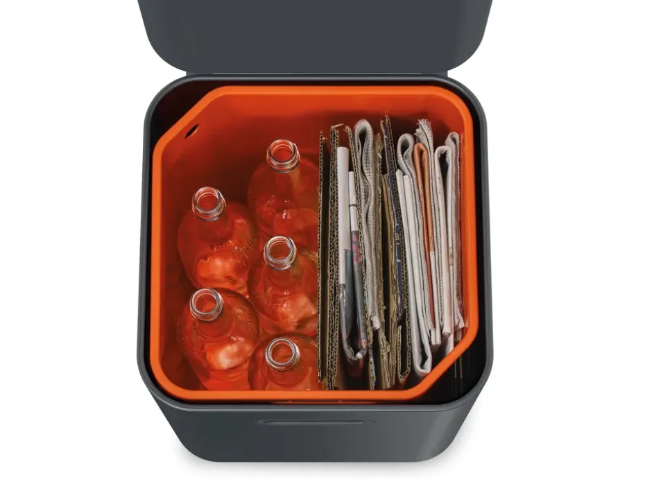 Joseph Joseph Totem Compact trash bin 40 L, Graphite
