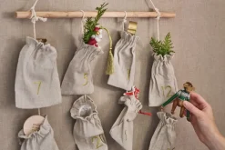 Joyful Advent Calendar 75 cm, Beige