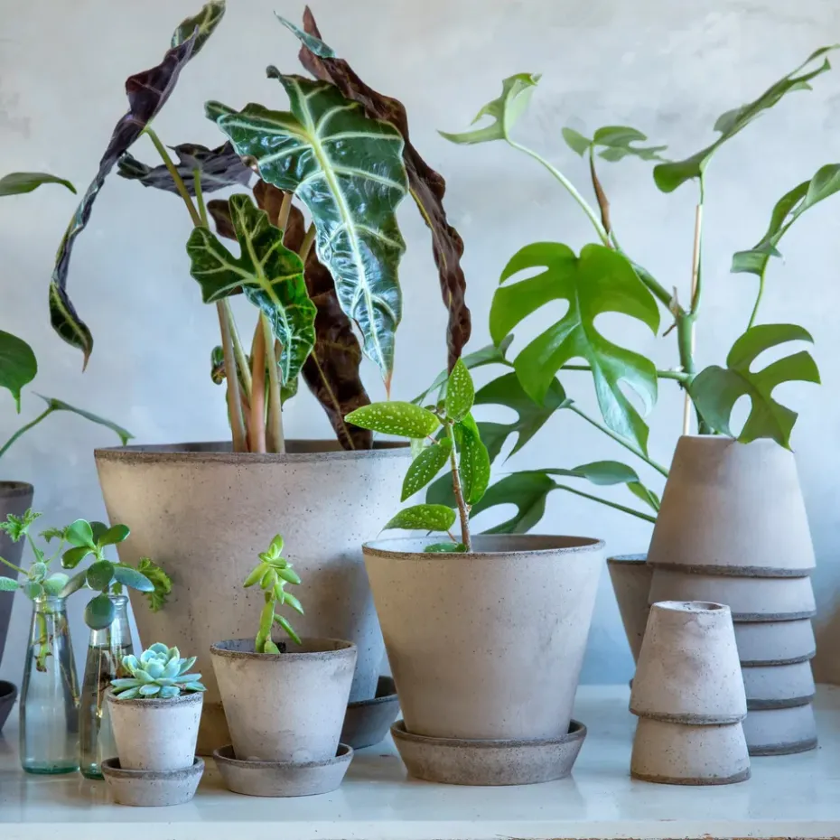 Julie flower pot Ø14 cm, grey