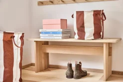 Kara storage basket medium Ø32x32 cm 2-pack, Nutmeg