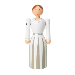 Kay Bojesen bride, Blue-black-white, 12 cm