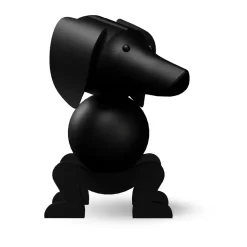 Kay Bojesen dog 28.5 cm, Dark stained oak