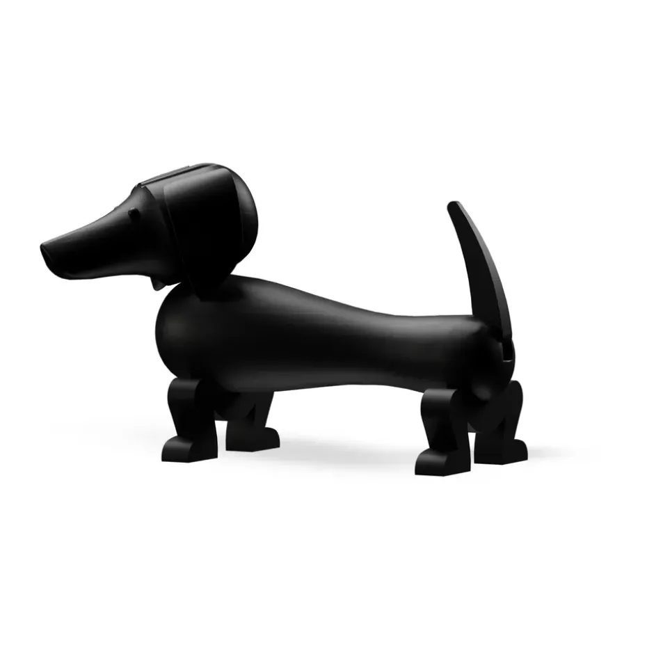 Kay Bojesen dog 28.5 cm, Dark stained oak
