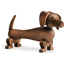 Kay Bojesen dog 18,5 cm, Walnut