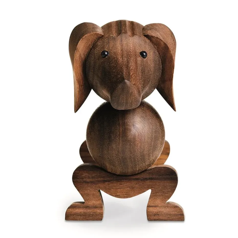 Kay Bojesen dog 18,5 cm, Walnut