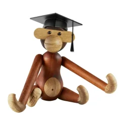 Kay Bojesen graduation cap for monkey small, Black