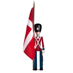Kay Bojesen guard with textile flag, 50 cm