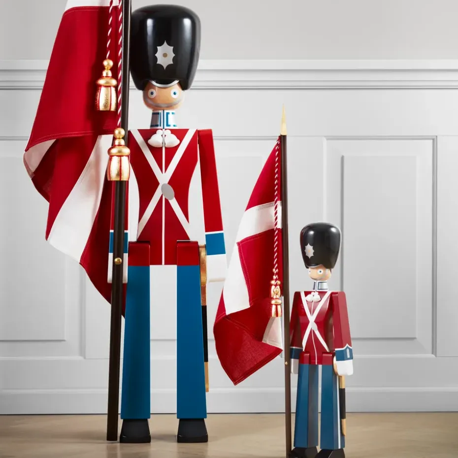 Kay Bojesen guard with textile flag, 50 cm