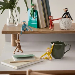 Kay Bojesen mini vintage monkey, Green