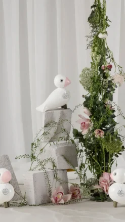 Kay Bojesen song bird Love, White-pink